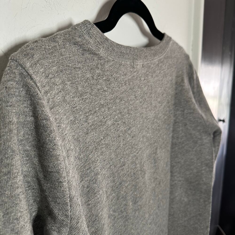 J. Crew Women's Gray Blue Green Embroidered Metallic Floral Pullover Size XS - Picture 9 of 9